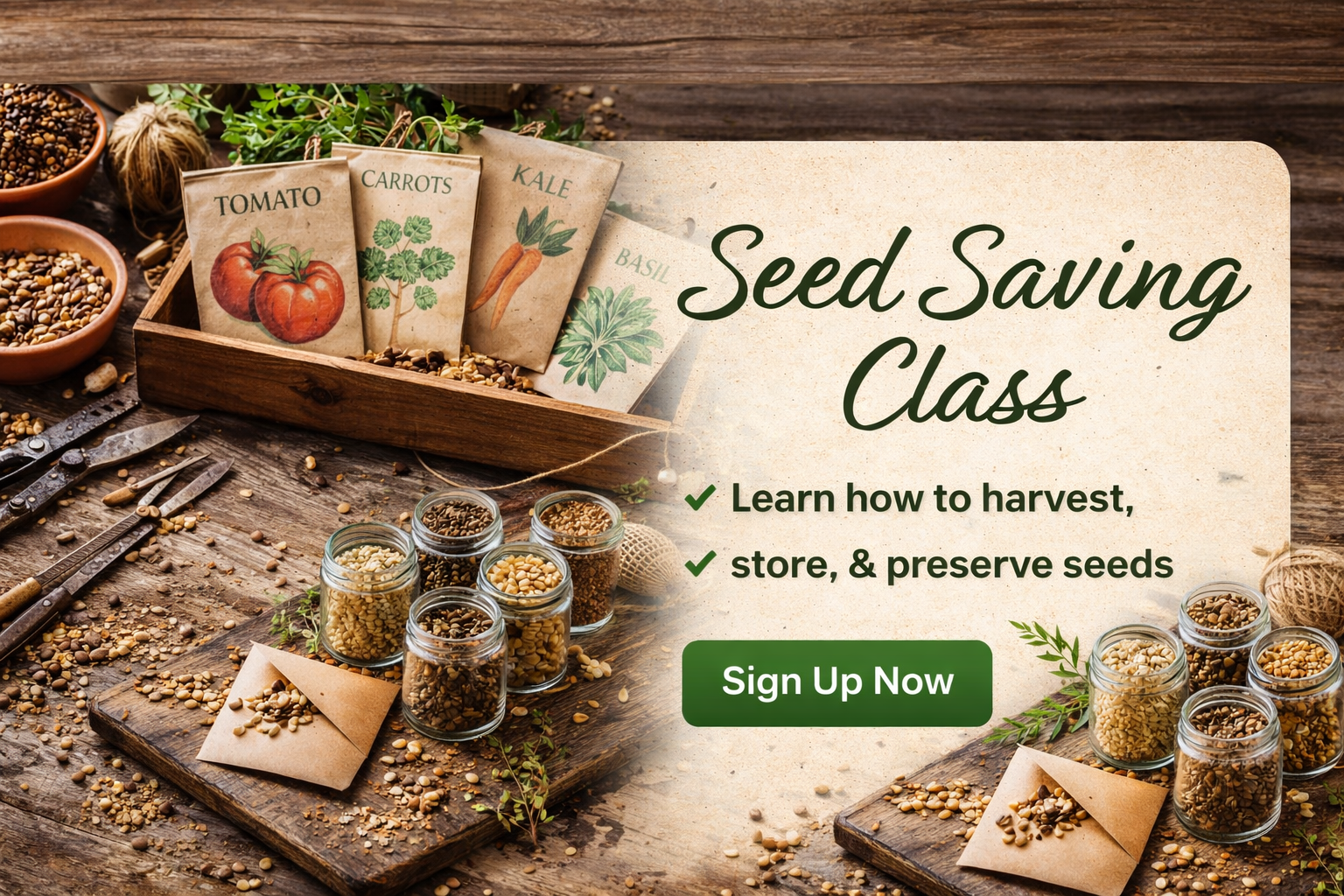 Seed Saving & Food Sovereignty