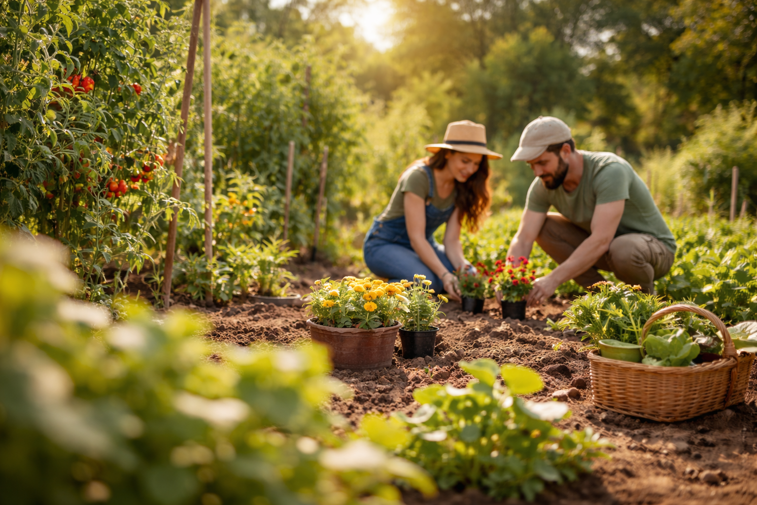 Organic Vegetable Gardening